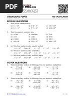 Standard Form Questions