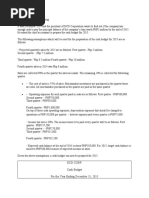 Seatwork On Cash Budgeting