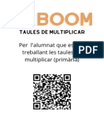 Kaboom Taules de Multiplicar