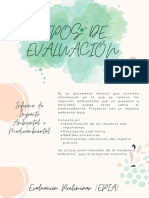 Tipos de Evaluación