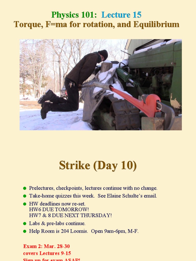 Understanding Torque, Rotational Motion, and Equilibrium through Linear