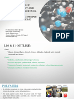 L11 - Introduction OF Organic CHEMISTRY and Fundamental OF Polymer Chemistry (Ii)