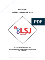 Price List LSJ Update Januari 2023 Hasna