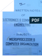 9 Microprocessor Computer Organisation