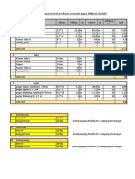 Pemakaian Besi Rumah Type 50 (Uk.6x15)