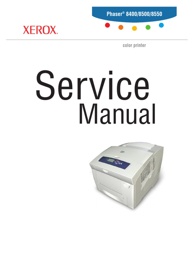 Phaser 8500,8550 - Service Man | Electrostatic Discharge | Electromagnetic  Interference