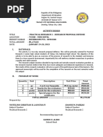 Activity-Design-PR2 Proposal Defense