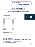 FT Chamottes Toutes Granulometries