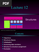 Lecture 12 Structures