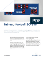 Mobatime Tableau Football SO 918
