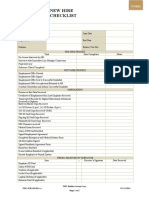 TERC HR - Form 001 v1 - New Hire Checklist