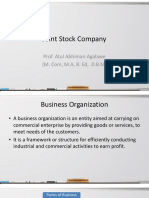 Joint Stock Company Lecture