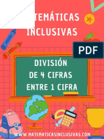 4 Cuaderno Division 4 Cifras Entre 1 Cifra