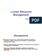 Human Resource Management: Basics of HRM