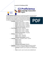 How To Calculate The Score For C2 Proficiency
