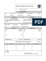 Statement of Settlement of Duties and Taxes: Declarant Company