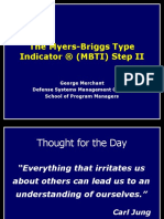 Mbti Step II for Pmc 04 2