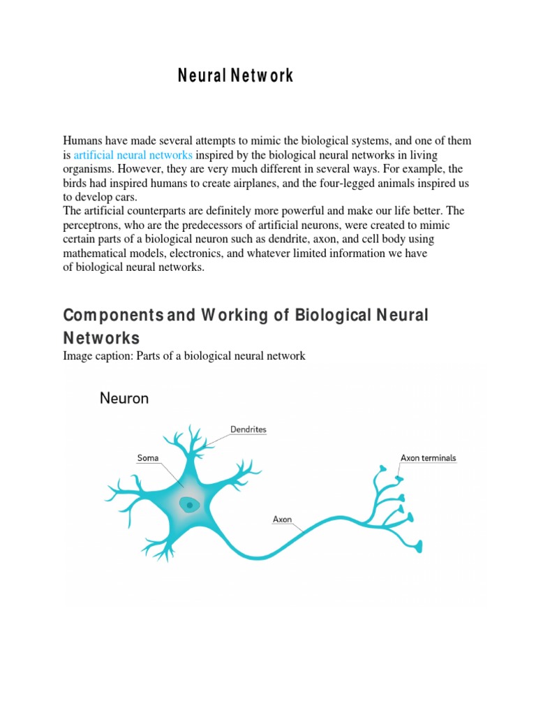 Neural Network Notes Unit 1 | PDF | Artificial Neural Network | Neuron