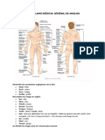 Vocabulaire Médical Général en Anglais