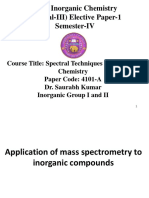 4101-A - Application of Mass Spectrometry To Inorganic Compounds