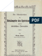 Georg Sulzer - Die Bibelchristen als Bekämpfer des Spiritismus und der christlichen Theosophie
