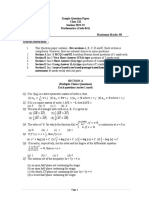 Mathematics CBSE Model Question Papers 2023 With Marking SCH