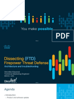 BRKSEC-3455 2019 Dissecting (FTD) Architecture and Troubleshooting