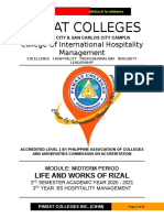 Rizal's Life and Works Module