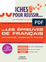 30 Fiches Pour Réussir Les Épreuves de Français Concours Catégories B Et C by Jean-François Guédon, Jean-Pierre Colin (Z-lib.org)