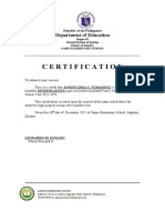 Cert of Enrolment