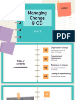Managing Change & OD