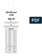 Suzuki LT-Z400 Stage 1&2 Jet Kit Installation Guide