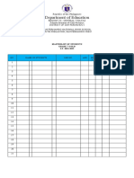 Masterlist of Grade 7-Gold Students SY 2022-2023