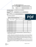 Pay LIC Premiums Using Credit Card Form