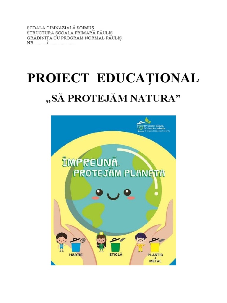 P e Sa Protejam Natura | PDF