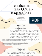 Pemahaman Tentang Q.S. Al-Baqarah/2:83