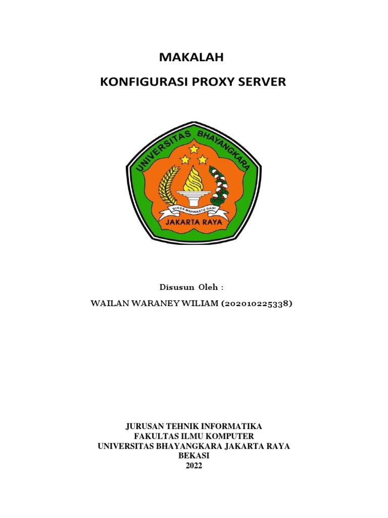 Konfigurasi Proxy Server di Linux | PDF