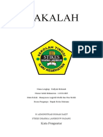 Tugas Kafiyah Mubarak - Logistik
