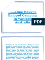 Angeline Bakkila Enjoyed Camping in Western Australia