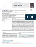 Repurposing legacy metallurgical data Part I