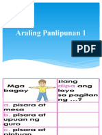 Araling Panlipunan 1 Lesson 6-8