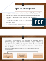 Principles of Natural Justice Explained