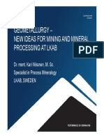 geometallurgy new ideas for mining and mineral processing at lkab