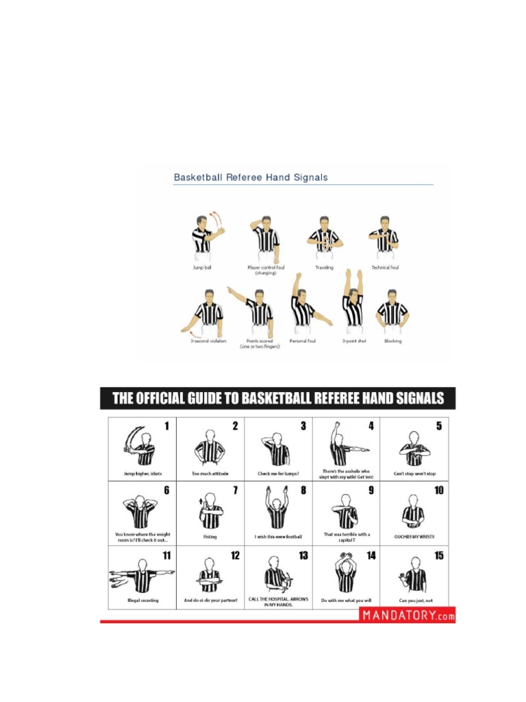 Hand Signals PDF
