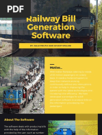 Railway Bill Generation Software CO Project