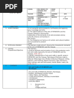 Grade 7 Music and Arts Activity Sheet | PDF | Learning | The Arts