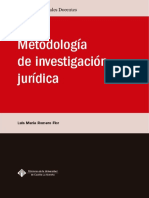 Metodología de Investigación Jurídica (Luis María Romero Flor)