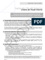 Charte Audit Interne Uds - Projet - V 01-03-10