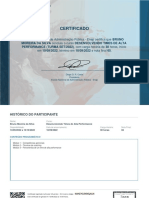 Certificado curso Times Alta Performance