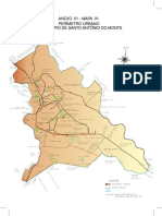 Mapa do perímetro urbano de Santo Antônio do Monte